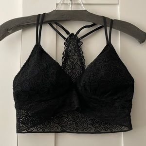 Aerie Medium Black Lace Bralette